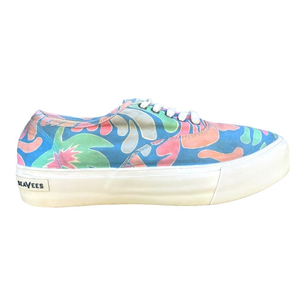 SeaVees Legend Platform Sneakers 🌼 Floral‎ Poplin | Sz 8